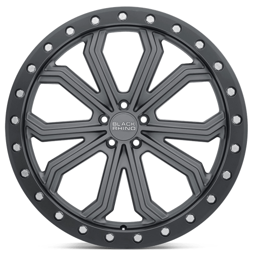 Black Rhino Hard Alloys - TRABUCO | 18X8 / 25 Offset / 5X112 Bolt Pattern | 1880TBC255112G66