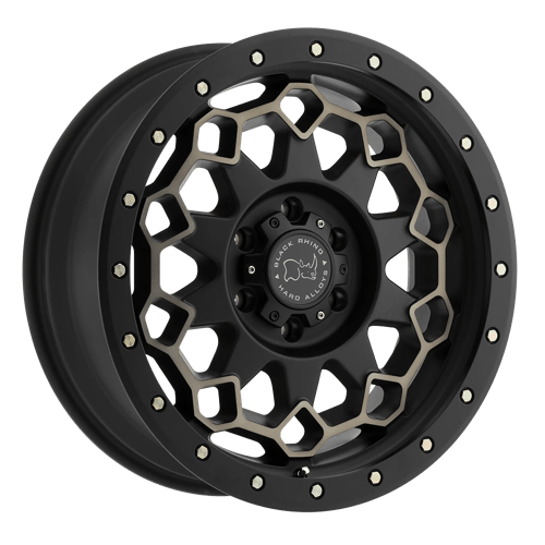 Alliages durs Black Rhino - DIAMANTE | Modèle de boulon 20X9 / 0 Offset / 5X139.7 | 2090DMN005140M78