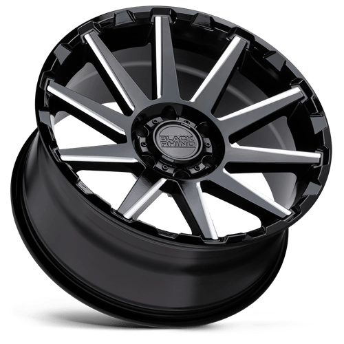 Alliages durs Black Rhino - TYPHOON | 17X9,5 / -18 Offset / 5X127 Modèle de boulon | 1795TYN-85127B71