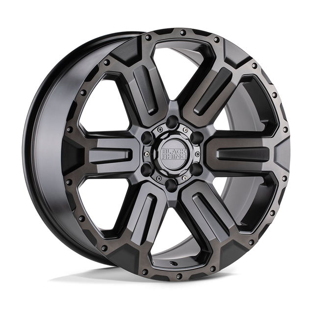 Alliages durs Black Rhino - WANAKA | 17X8,5 / 12 Offset / 6X139,7 Modèle de boulon | 1785WKA126140G12