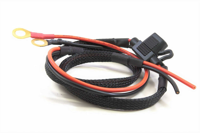 Fused Power Harness W/Terminals (12V +/-)