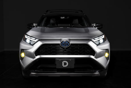 Diode Dynamics fog light installed on a 2024 Toyota RAV4