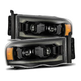 02-05 Dodge Ram LUXX-Series LED Projector Headlights Alpha-Black