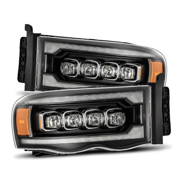 02-05 Dodge Ram NOVA-Series LED Projector Headlights Black (ETA late Mar)