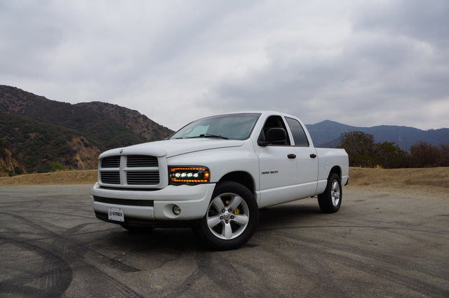 02-05 Dodge Ram NOVA-Series LED Projector Headlights Chrome