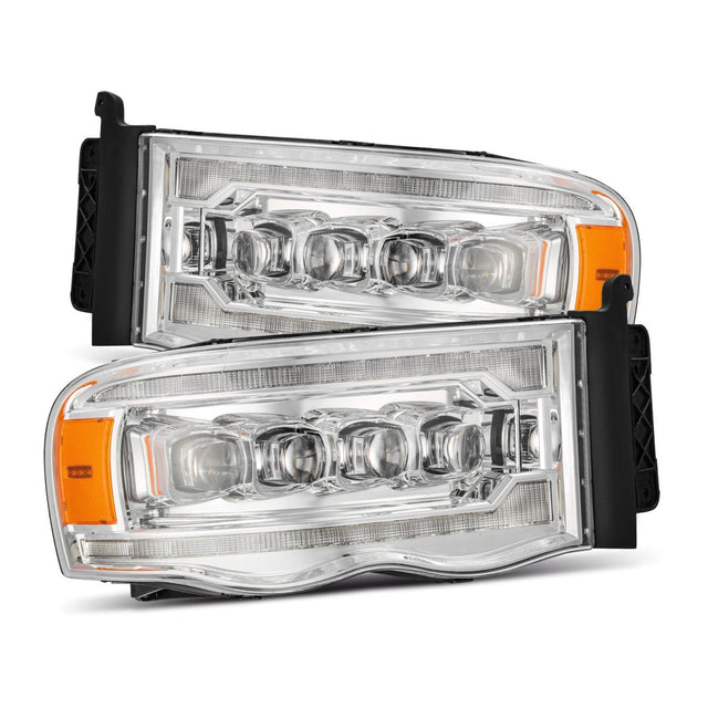 02-05 Dodge Ram NOVA-Series LED Projector Headlights Chrome