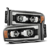 02-05 Dodge Ram PRO-Series Halogen Projector Headlights Black