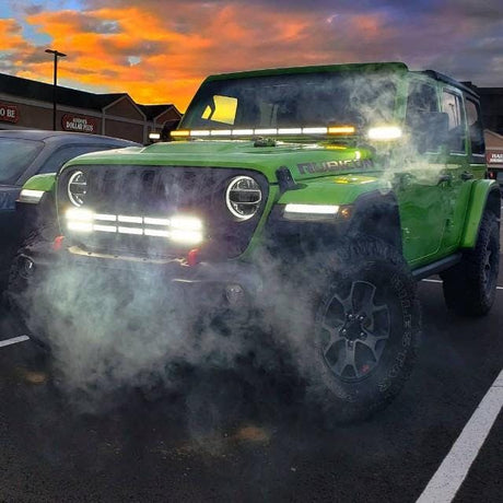 Kit de barre lumineuse LED pour capot Jeep JL Wrangler 2018-2025