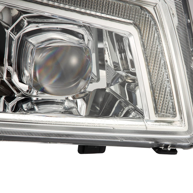 03-06 Chevrolet Silverado/02-06 Avalanche (without body cladding) NOVA-Series LED Projector Headlights Chrome