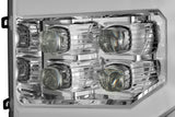 07-13 GMC Sierra NOVA-Series LED Projector Headlights Chrome