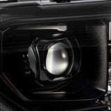 07-13 Toyota Tundra/08-17 Toyota Sequoia MK II LUXX-Series LED Projector Headlights Alpha-Black (With Level Adjuster)