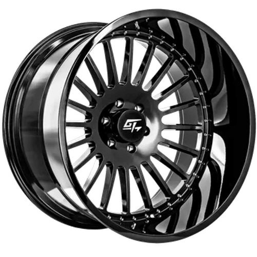 GT OFFROAD - Strike Gloss Black | 22x10 / -18 Offset / 8x170 Bolt Pattern | GT92210817018GB