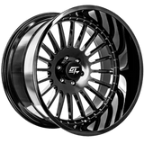 GT OFFROAD - Strike Gloss Black | 26x12 / -44 Offset / 5x139.7 Bolt Pattern | GT9426122445