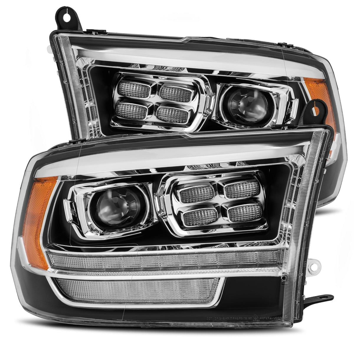 09-18 Ram Truck LUXX-Series (5th Gen 2500 Style) LED Projector Headlig ...