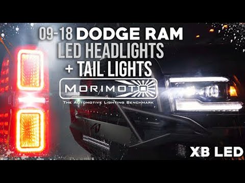 Dodge Ram (09-18) : phares à LED Morimoto Xb (ambre Drl)