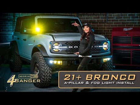 4Banger Led Ditch Light System: Ford Bronco (2021+)