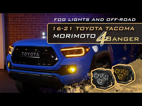 Système de feux de fossé à LED 4Banger : Toyota Tacoma (16-23)