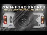 Ford Bronco (2021+) XB LED Low Profile Tail Lights (Smoked)
