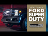 Ford Super Duty (11-16) XB Led Headlights (Amber Drl)