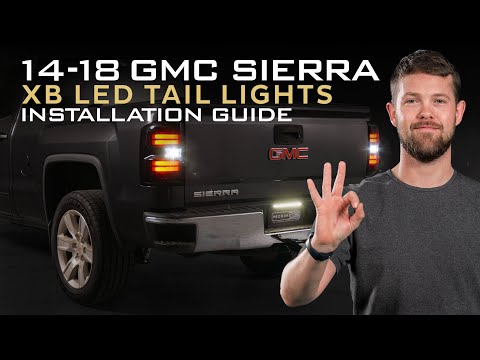 GMC Sierra 1500 (14-18) XB LED Tail Lights (Smoked)