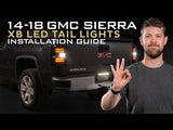 GMC Sierra 1500 (14-18) XB LED Tail Lights (Smoked)