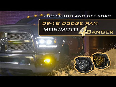 4Banger Led Ditch Light System: Dodge Ram (09-18)