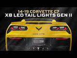 Feux arrière à LED pour Chevrolet Corvette C7 (14-19) Xb