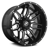 XF OFFROAD - XF-222 | Modèle de boulon 20x9 / 0 Offset / 6x135/6x139,7 | XF-2222090613513970GBML