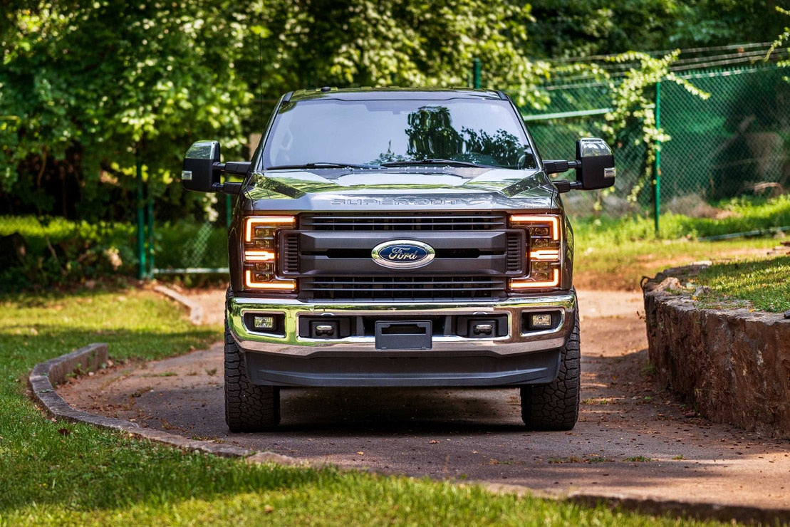 Ford Super Duty (17-19) XB Led Headlights (Amber Drl)