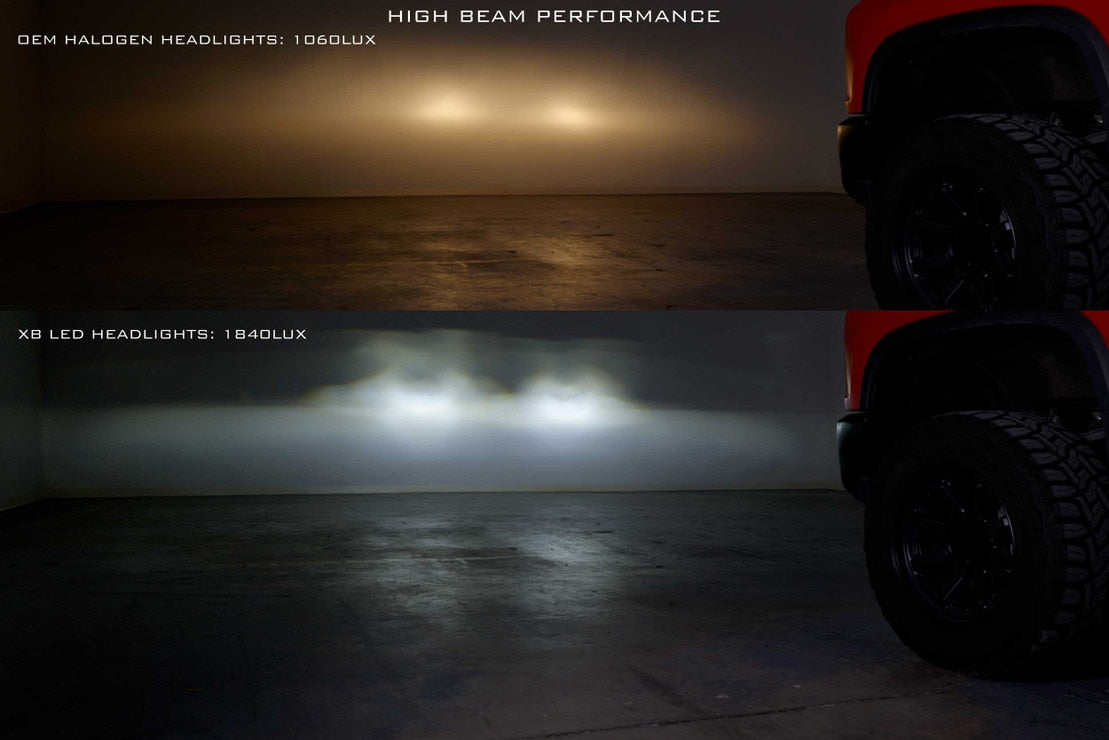Chevrolet Silverado HD (20-24) : phares à LED XB