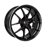 DIM - WC001 BLACK SILVER LIP | 17x7.5 / 35 Offset / 5x112 Bolt Pattern | 1592-5