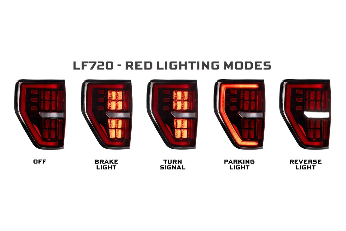 Ford F-150 (09-14) XB LED Tail Lights (Red)