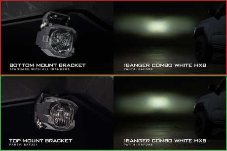 1Banger Top Mount Brackets