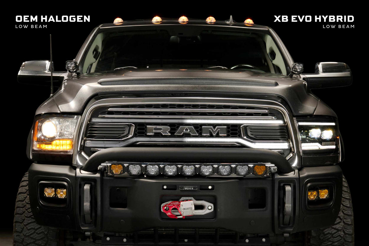 Dodge Ram (09-18) : phares à LED Morimoto Xb (ambre Drl)