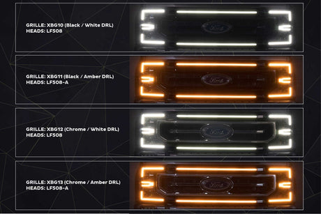 Ford Super Duty (20-22) XBG LED Drl Grille