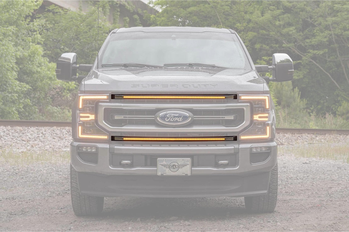 Ford Super Duty Platinum (20-22) XBG LED Grille Inserts