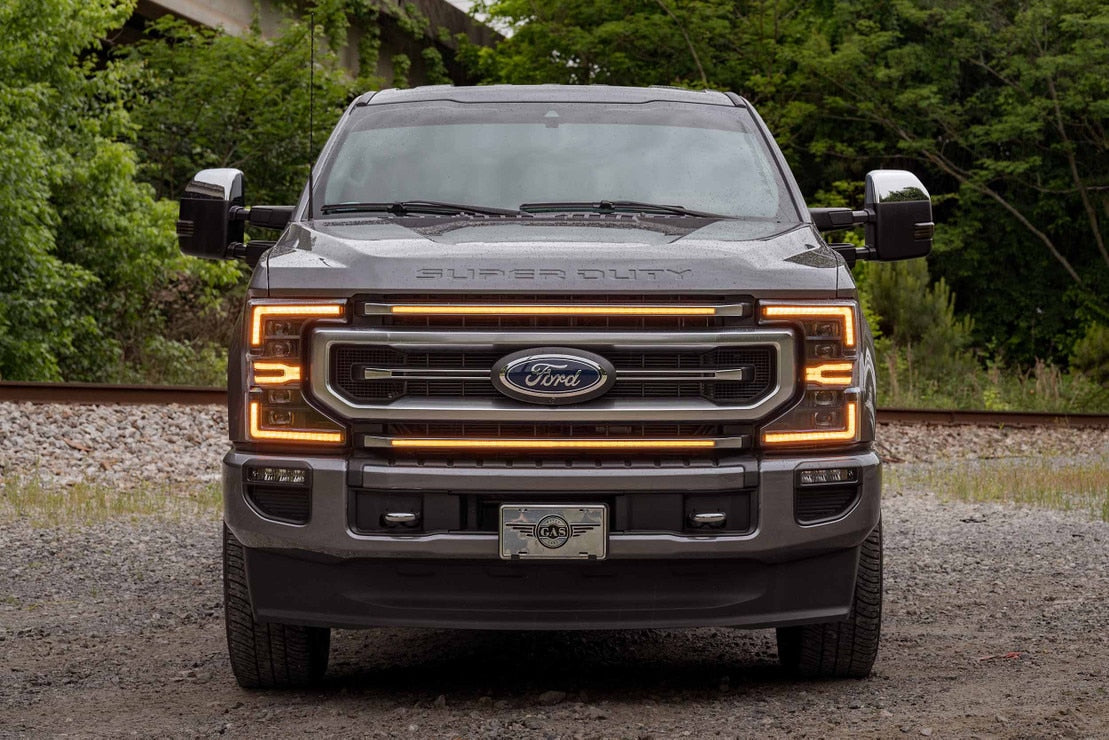 Ford Super Duty Platinum (20-22) XBG LED Grille Inserts