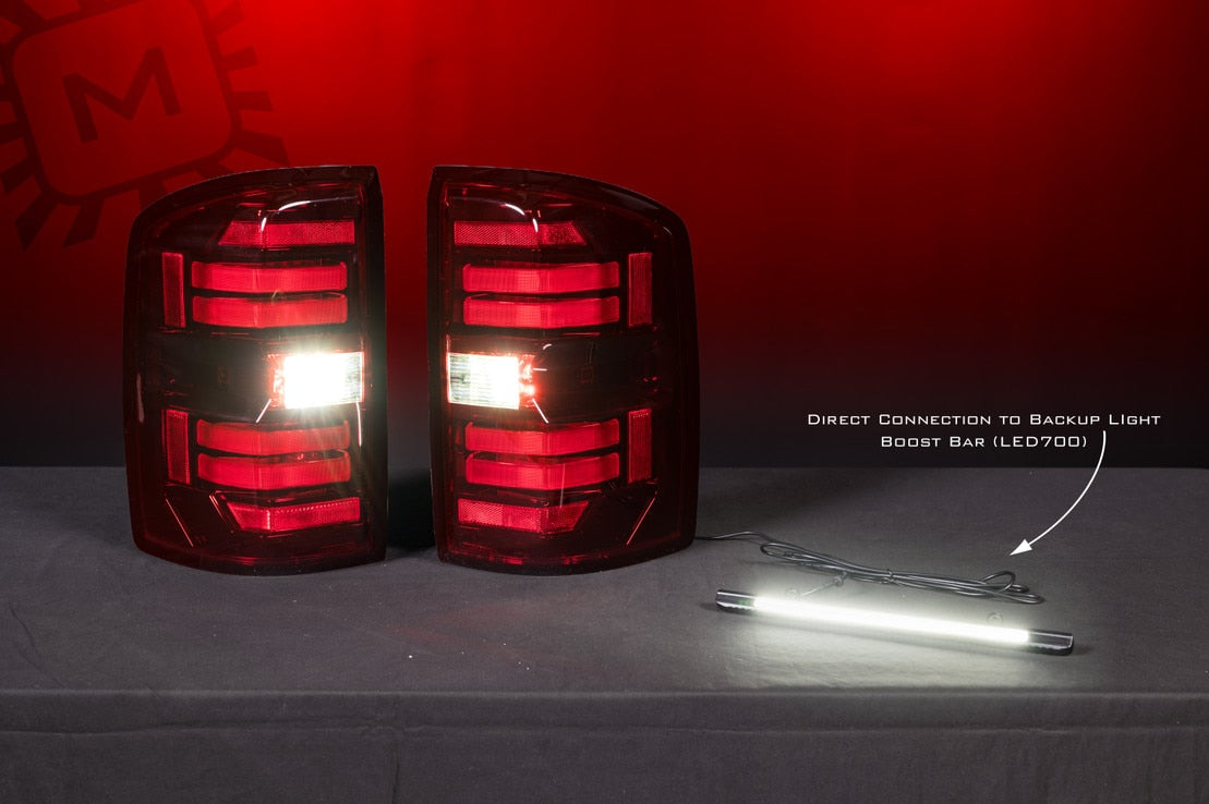 GMC Sierra 1500 (14-18) XB LED Tail Lights (Red)