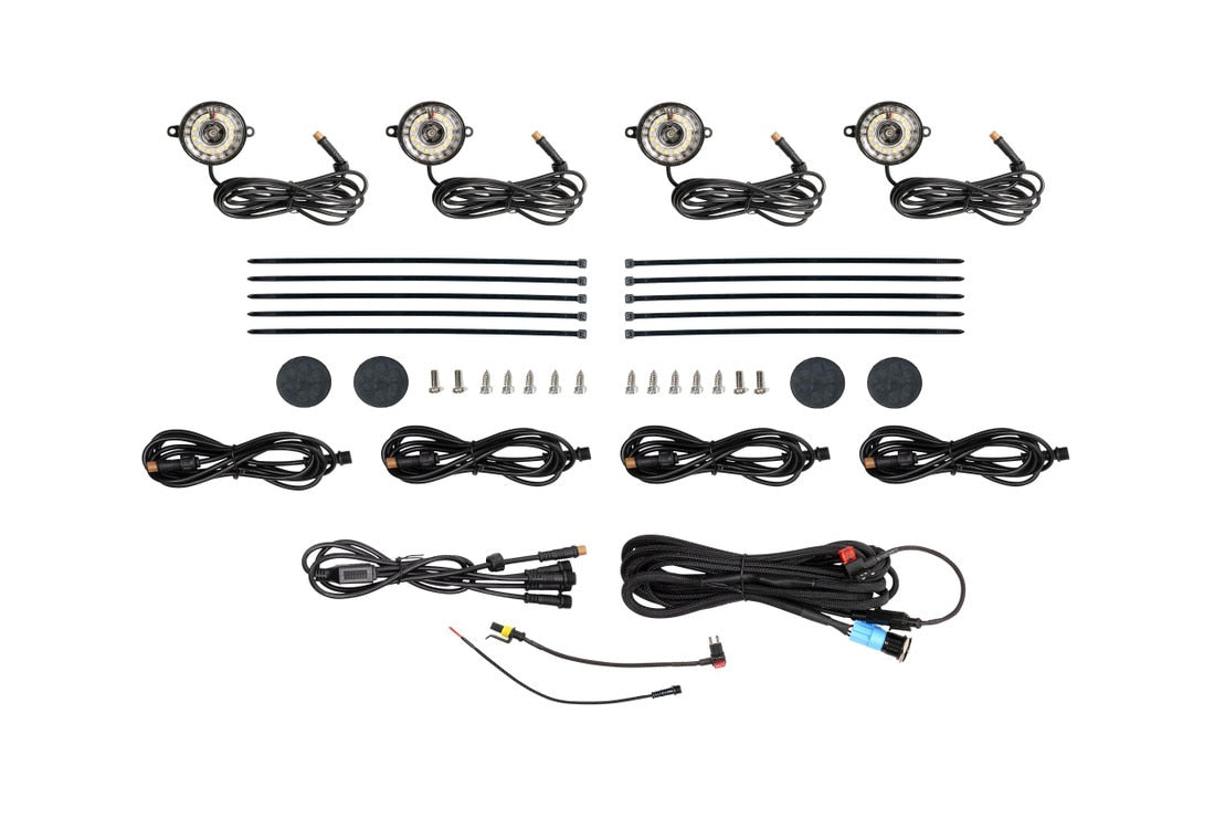 Morimoto Rock Light Kit: White (4 Pc)