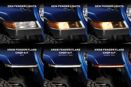2020+ Jeep Gladiator JT XRGB Fender Flare Chop Kit