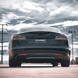 Feux arrière à LED Tesla Model S LUXX 12-21, fumée noire (avec pièce centrale de coffre noire de remplacement)