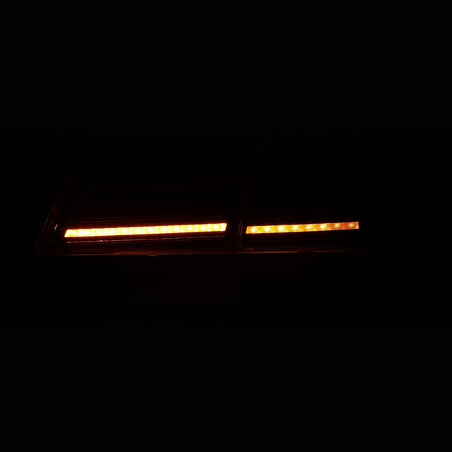 Feux arrière à LED Tesla Model S LUXX 12-21, fumée noire (avec pièce centrale de coffre noire de remplacement)