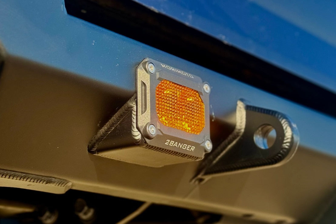 Flush Mounting Kit: Morimoto 2Banger Pods