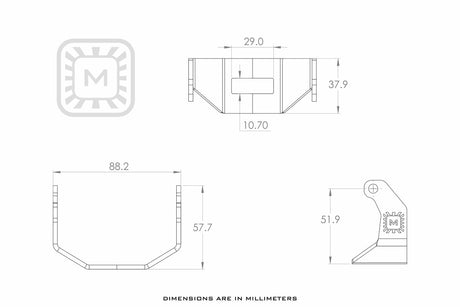 4Banger U-Mount Universal Brackets