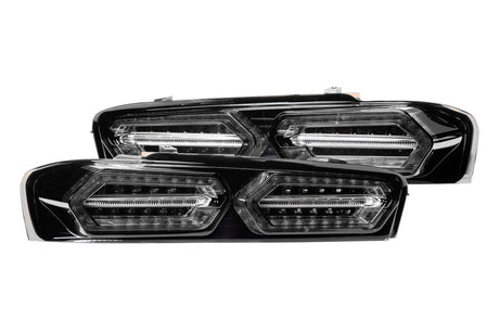Feux arrière à LED pour Chevrolet Camaro (16-18) XB Facelift (fumés)