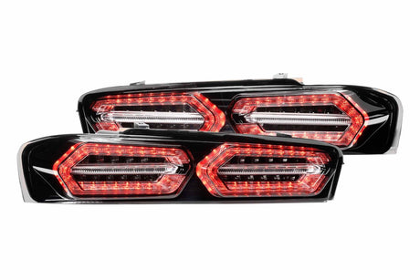 Feux arrière à LED pour Chevrolet Camaro (16-18) XB Facelift (fumés)