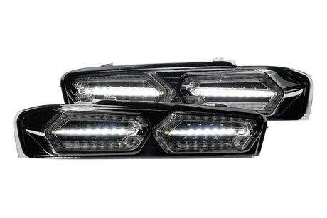 Feux arrière à LED pour Chevrolet Camaro (16-18) XB Facelift (fumés)