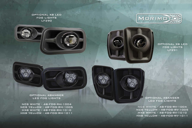 Dodge Ram (09-18) : phares à LED Morimoto Xb (ambre Drl)