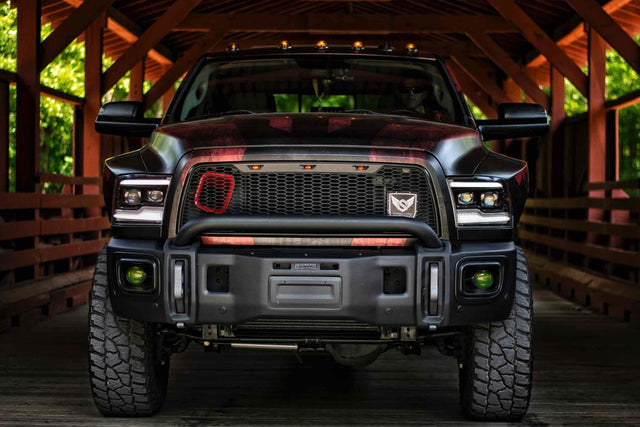 Dodge Ram (09-18) : phares à LED Morimoto Xb (ambre Drl)