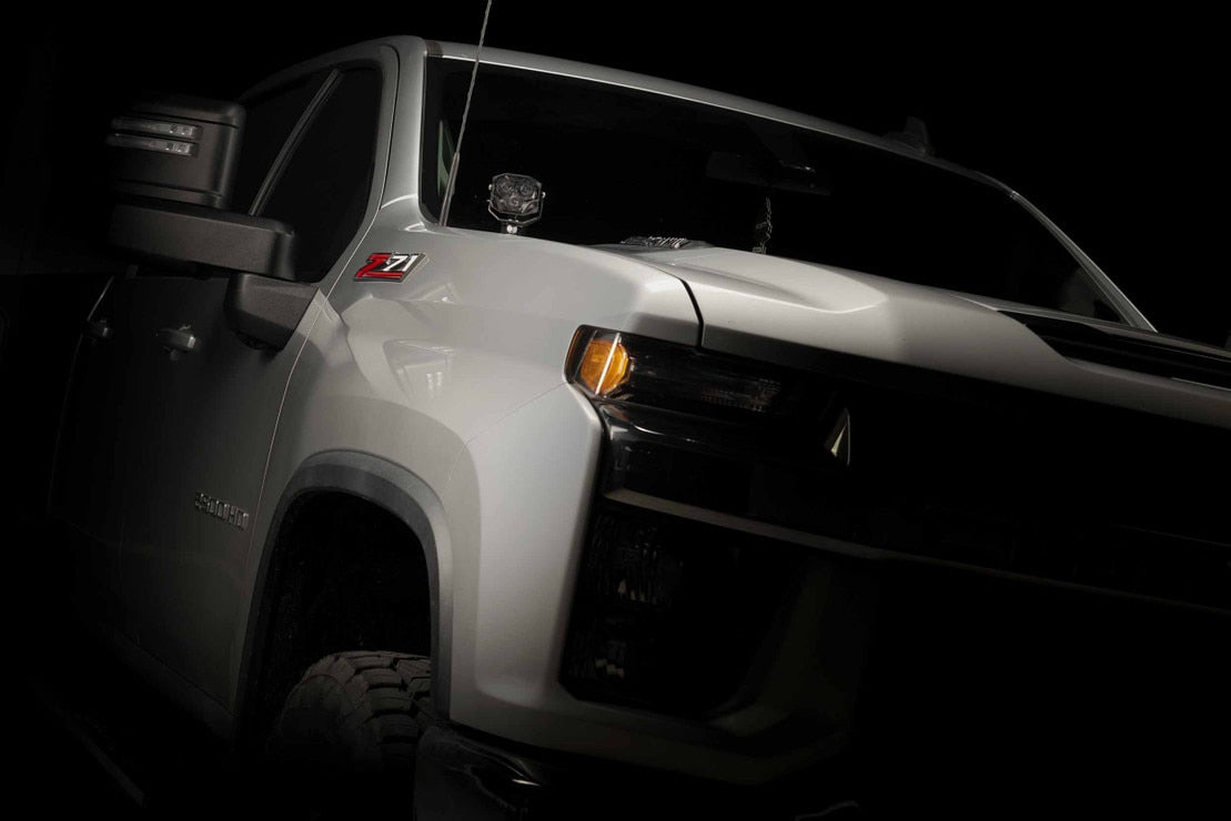 4Banger Led Ditch Light System: Chevrolet Silverado HD (2020+)